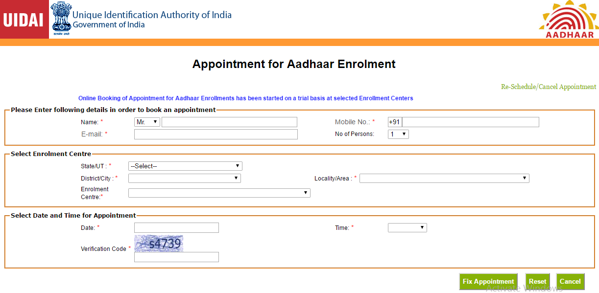 How To Apply for Aadhar Card Registration