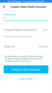 How To Create Paytm Account in Mobile 2018