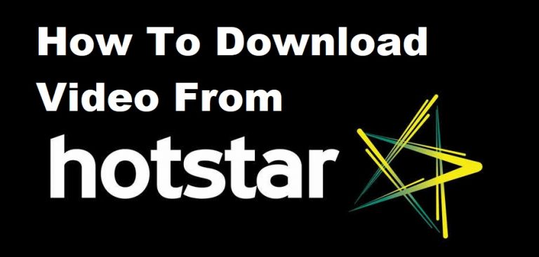 How To Download Video From Hotstar