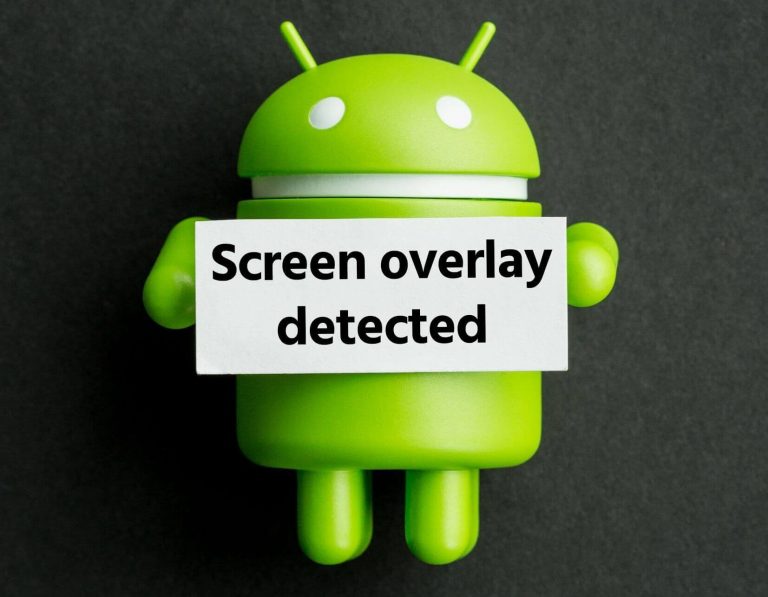 How to fix Screen Overlay Detected in Any Android